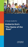 A_Study_Guide_For_Umberto_Eco_s__The_Name_Of_The_Rose_
